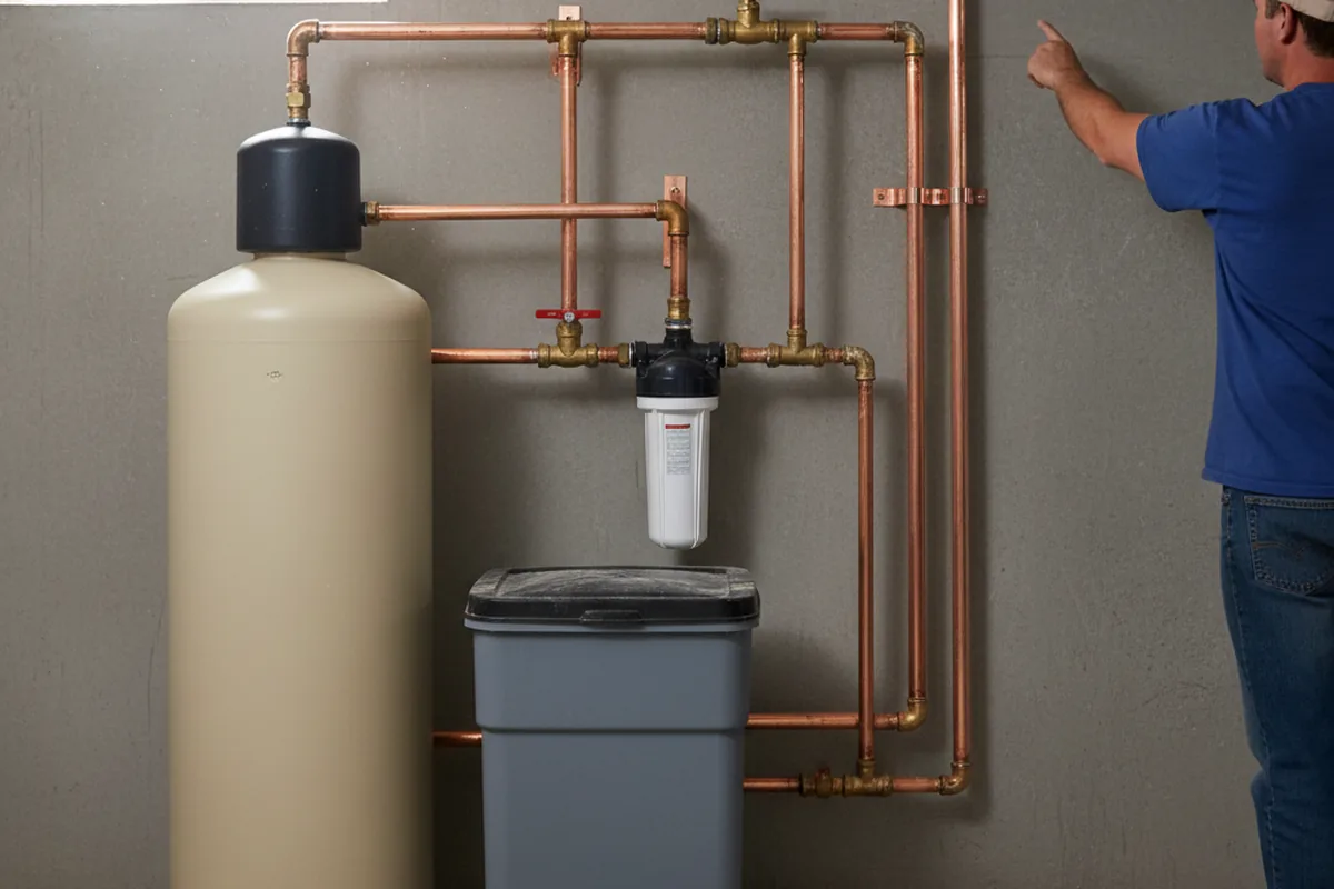 Whole-house water treatment system installed in Mayville